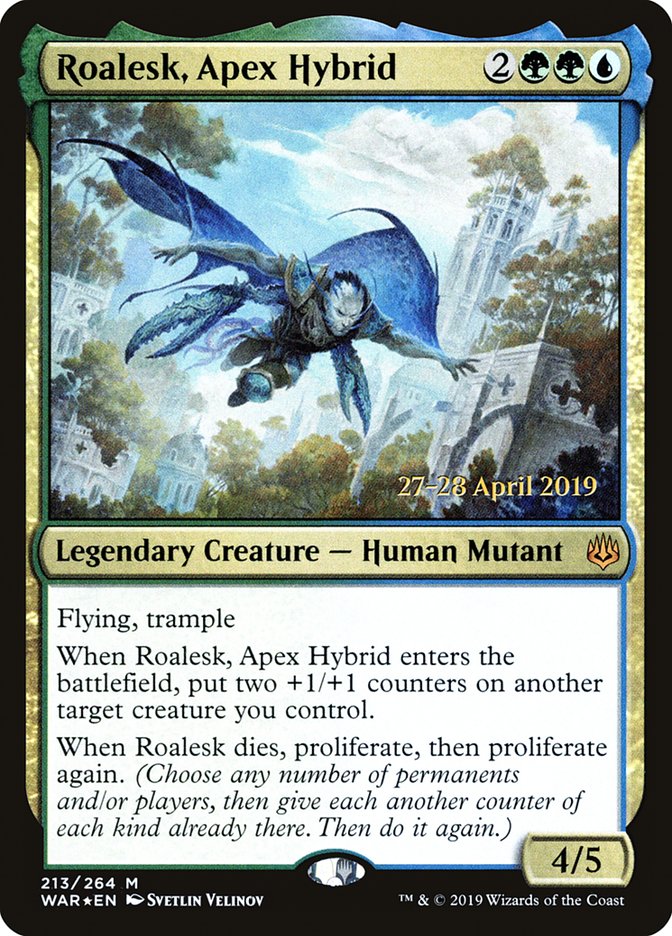 Roalesk, Apex Hybrid  [War of the Spark Prerelease Promos] | Enigma On Main