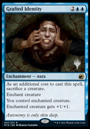 Grafted Identity (Promo Pack) [Innistrad: Midnight Hunt Promos] | Enigma On Main