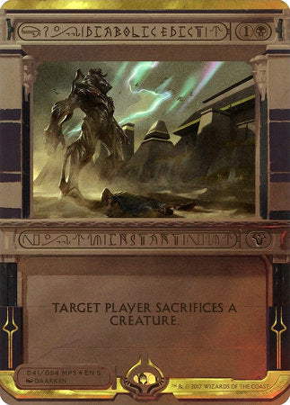 Diabolic Edict [Amonkhet Invocations] | Enigma On Main