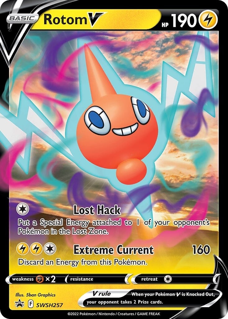 Rotom V (SWSH257) [Sword & Shield: Black Star Promos] | Enigma On Main