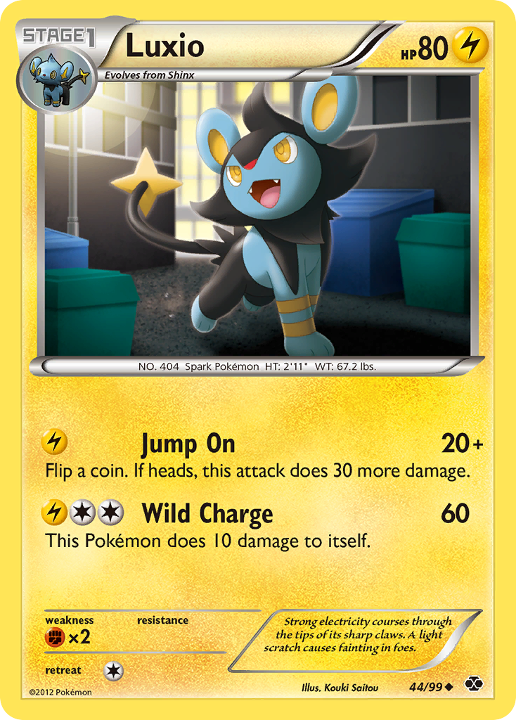 Luxio (44/99) [Black & White: Next Destinies] | Enigma On Main