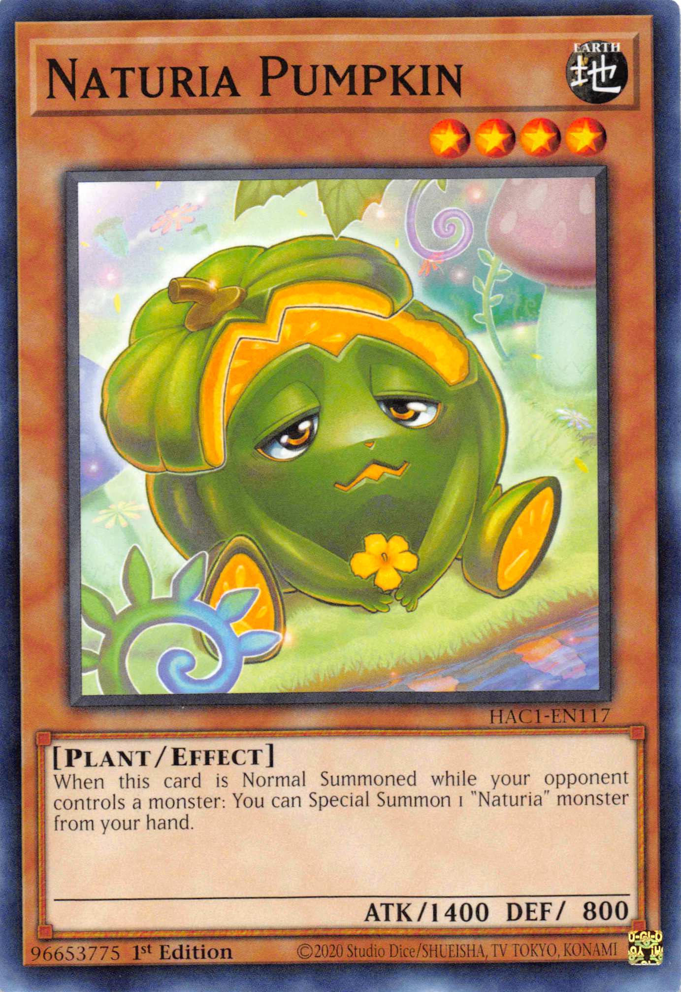 Naturia Pumpkin [HAC1-EN117] Common | Enigma On Main