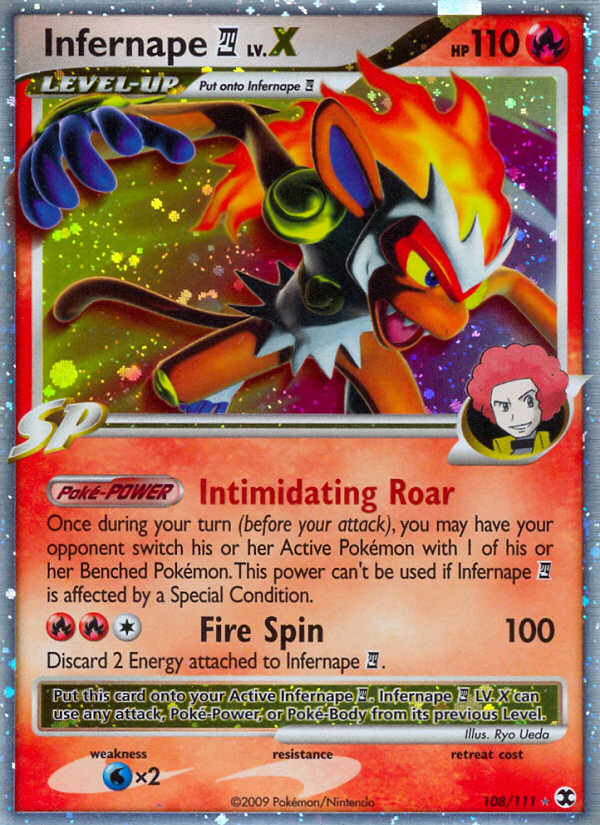 Infernape LV.X (108/111) [Platinum: Rising Rivals] | Enigma On Main