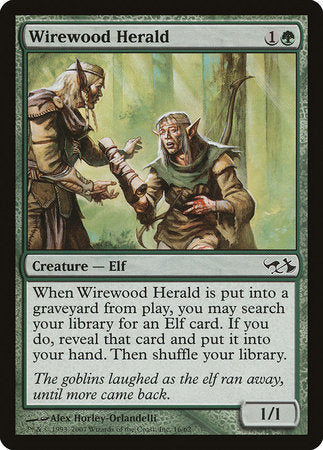 Wirewood Herald [Duel Decks: Elves vs. Goblins] | Enigma On Main