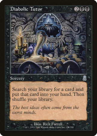Diabolic Tutor [Odyssey] | Enigma On Main