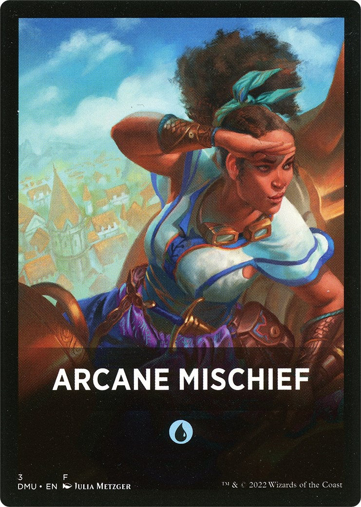 Arcane Mischief Theme Card [Dominaria United Tokens] | Enigma On Main