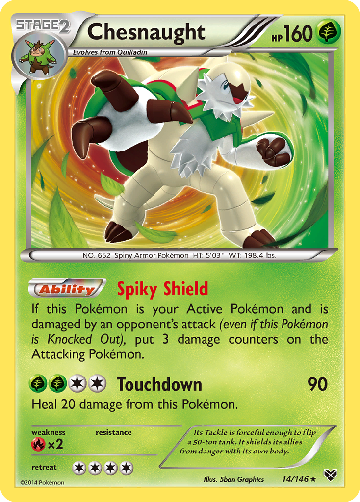 Chesnaught (14/146) [XY: Base Set] | Enigma On Main