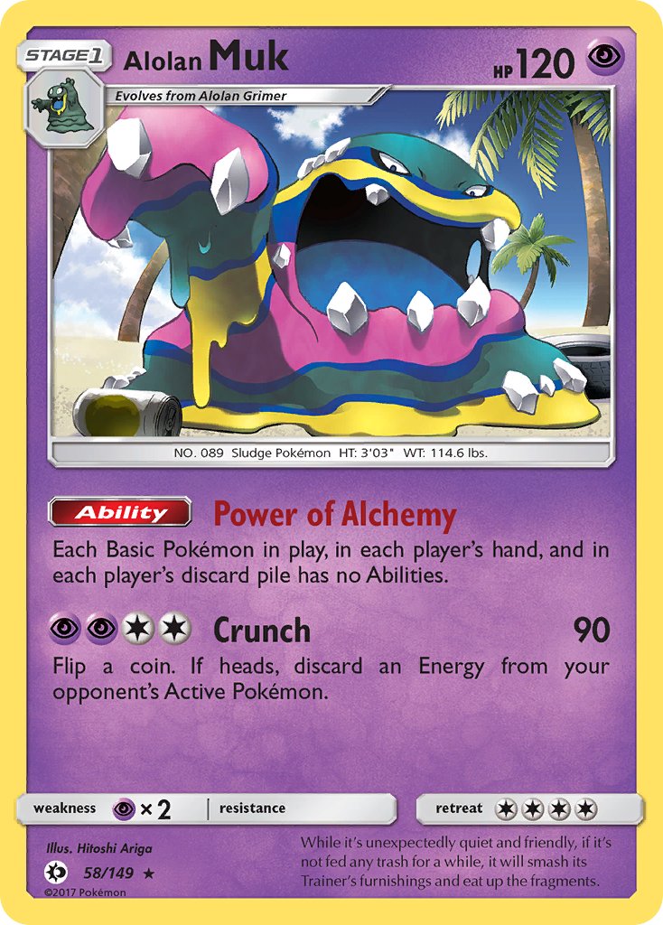 Alolan Muk (58/149) (Cosmos Holo) (Blister Exclusive) [Sun & Moon: Base Set] | Enigma On Main