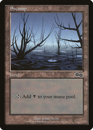 Swamp (341) [Urza's Saga] | Enigma On Main