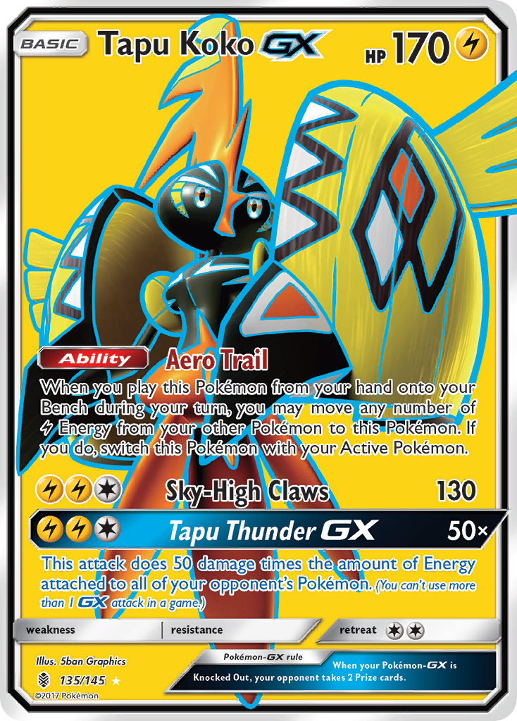 Tapu Koko GX (135/145) [Sun & Moon: Guardians Rising] | Enigma On Main