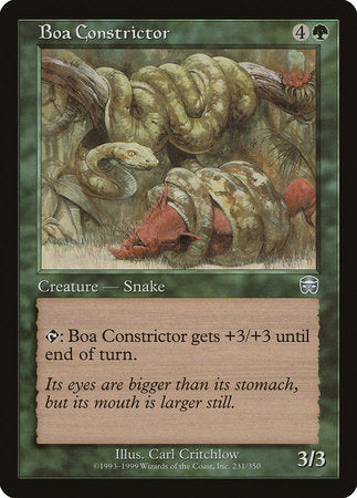 Boa Constrictor [Mercadian Masques] | Enigma On Main