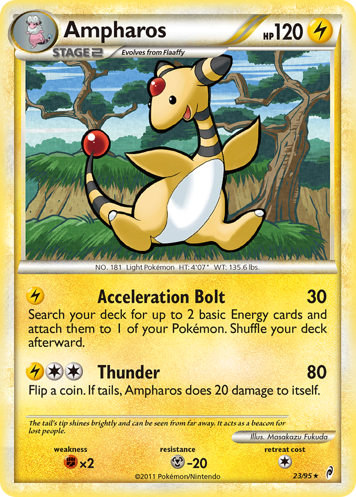 Ampharos (23/95) [HeartGold & SoulSilver: Call of Legends] | Enigma On Main