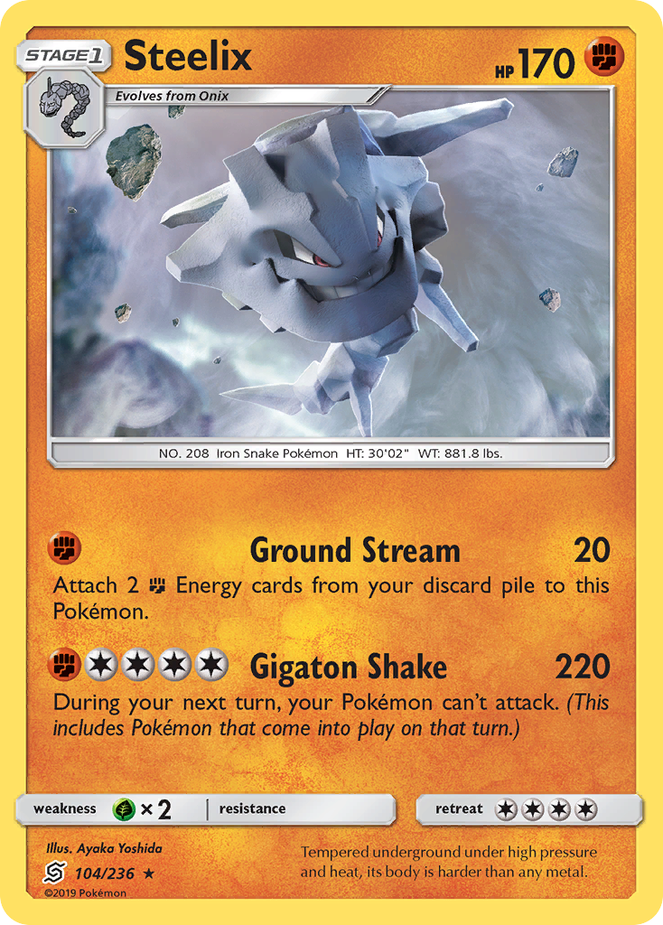 Steelix (104/236) [Sun & Moon: Unified Minds] | Enigma On Main