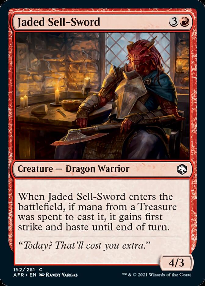 Jaded Sell-Sword [Dungeons & Dragons: Adventures in the Forgotten Realms] | Enigma On Main