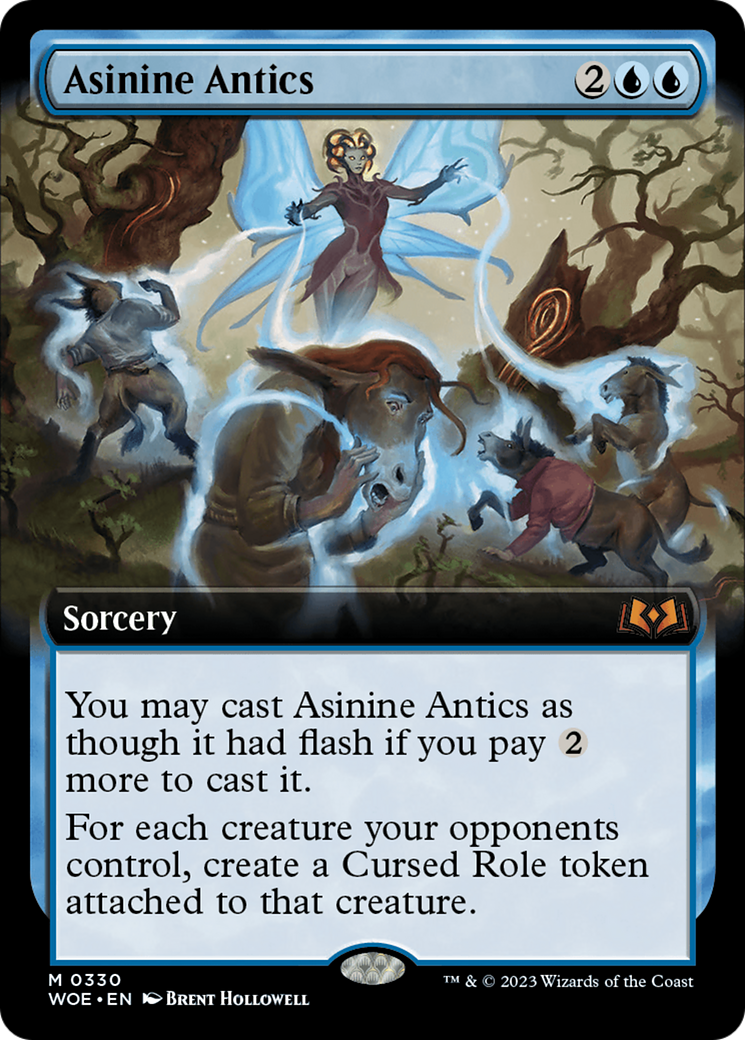 Asinine Antics (Extended Art) [Wilds of Eldraine] | Enigma On Main