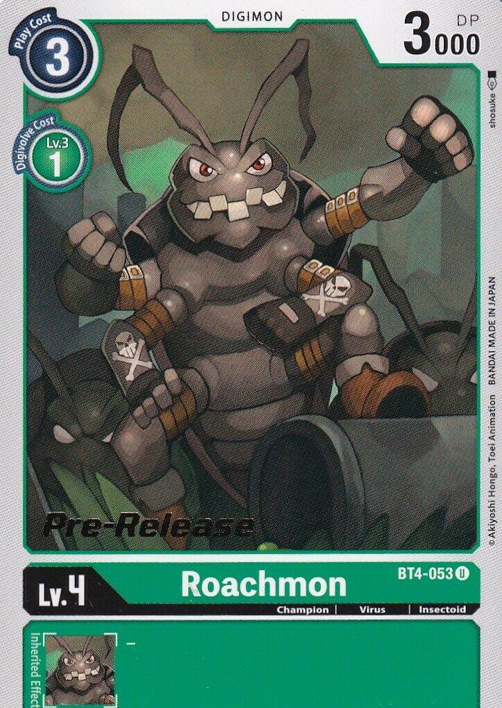 Roachmon [BT4-053] [Great Legend Pre-Release Promos] | Enigma On Main