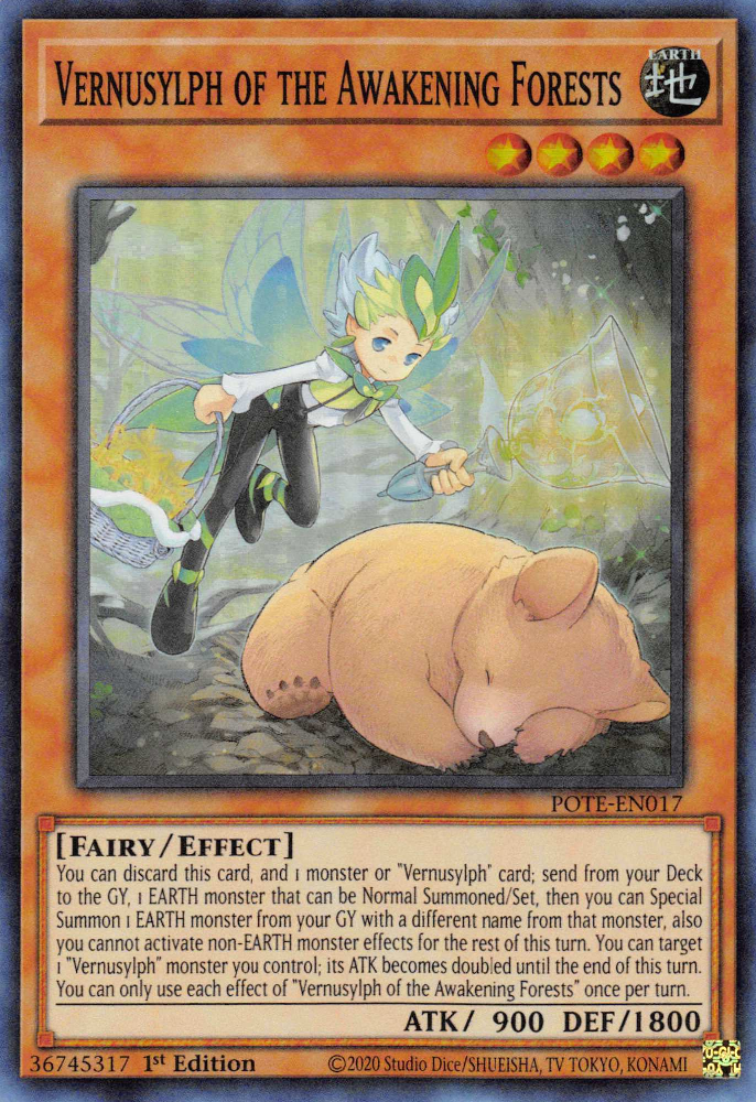 Vernusylph of the Awakening Forests [POTE-EN017] Super Rare | Enigma On Main