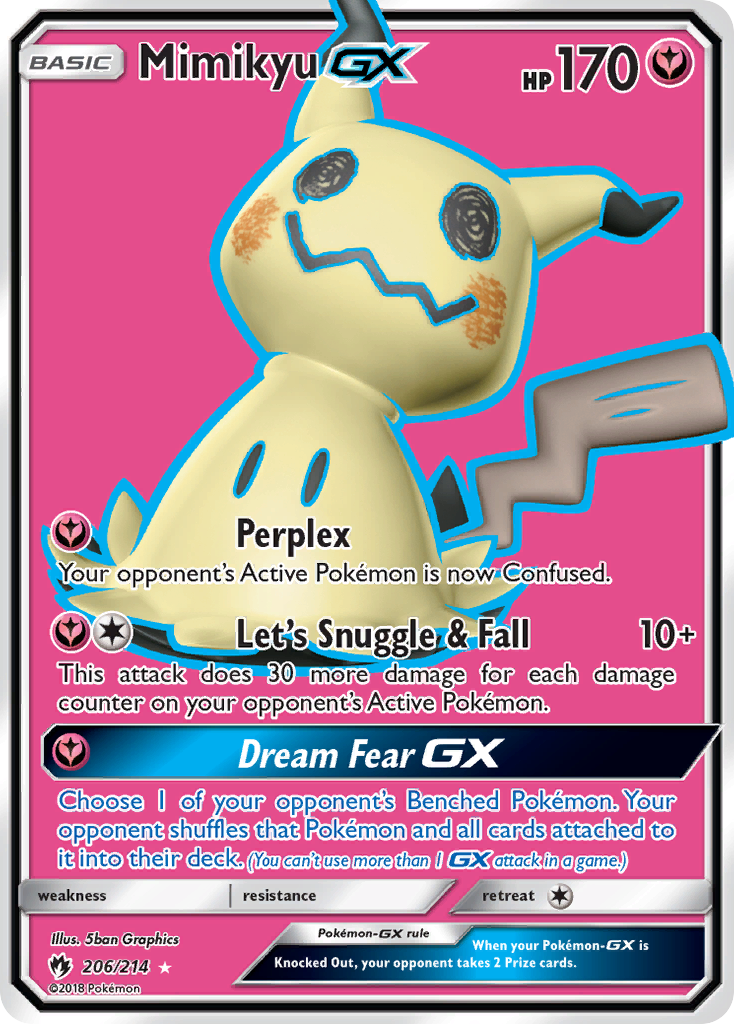 Mimikyu GX (206/214) [Sun & Moon: Lost Thunder] | Enigma On Main