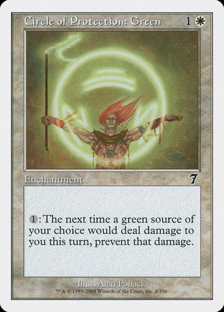 Circle of Protection: Green [Seventh Edition] | Enigma On Main