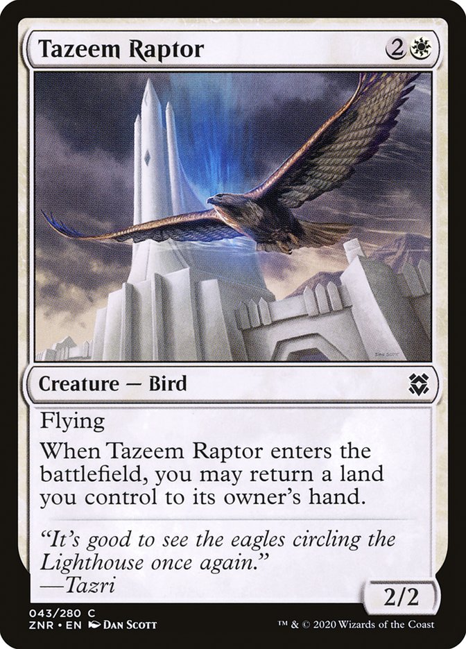 Tazeem Raptor [Zendikar Rising] | Enigma On Main