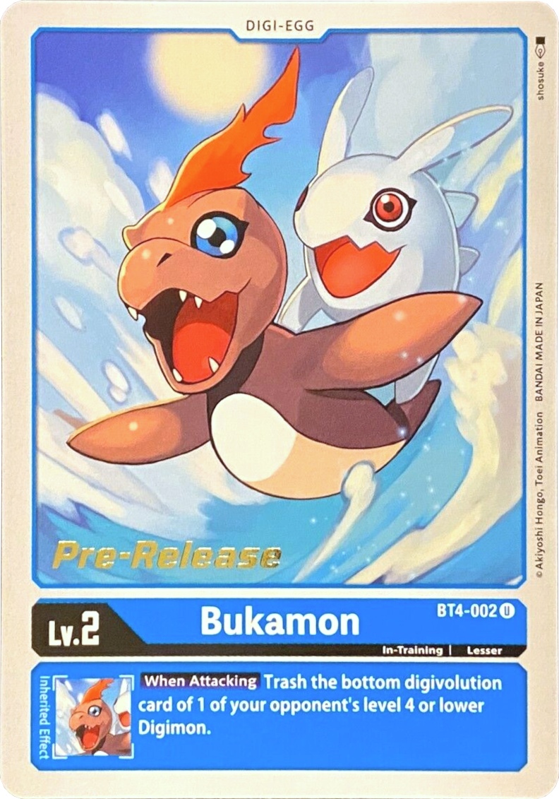 Bukamon [BT4-002] [Great Legend Pre-Release Promos] | Enigma On Main