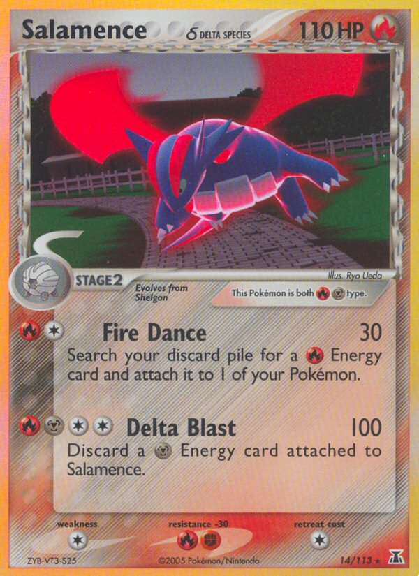 Salamence (14/113) (Delta Species) [EX: Delta Species] | Enigma On Main