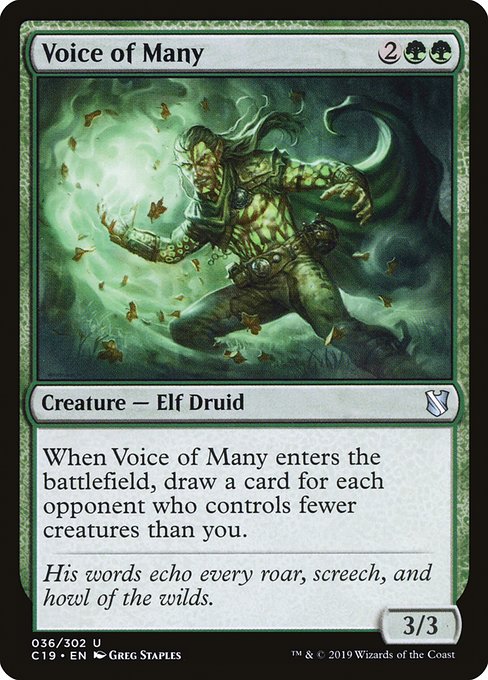 Voice of Many [Commander 2019] | Enigma On Main