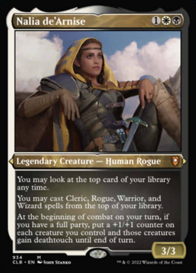 Nalia de'Arnise (Display Commander) (Foil Etched) [Commander Legends: Battle for Baldur's Gate] | Enigma On Main