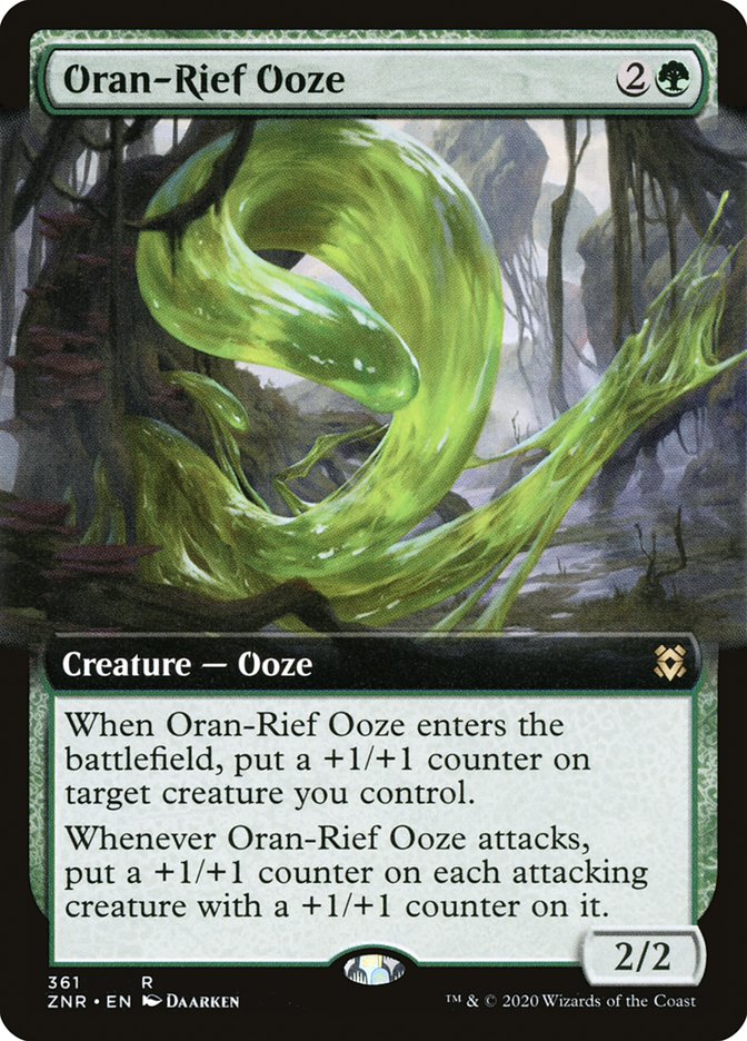 Oran-Rief Ooze (Extended Art) [Zendikar Rising] | Enigma On Main