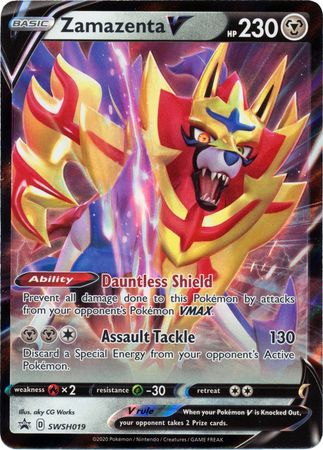 Zamazenta V (SWSH019) [Sword & Shield: Black Star Promos] | Enigma On Main