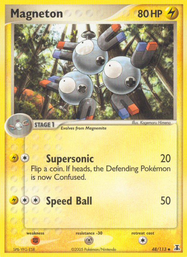 Magneton (48/113) [EX: Delta Species] | Enigma On Main