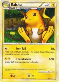 Raichu (10/123) (Cracked Ice Holo) [HeartGold & SoulSilver: Base Set] | Enigma On Main