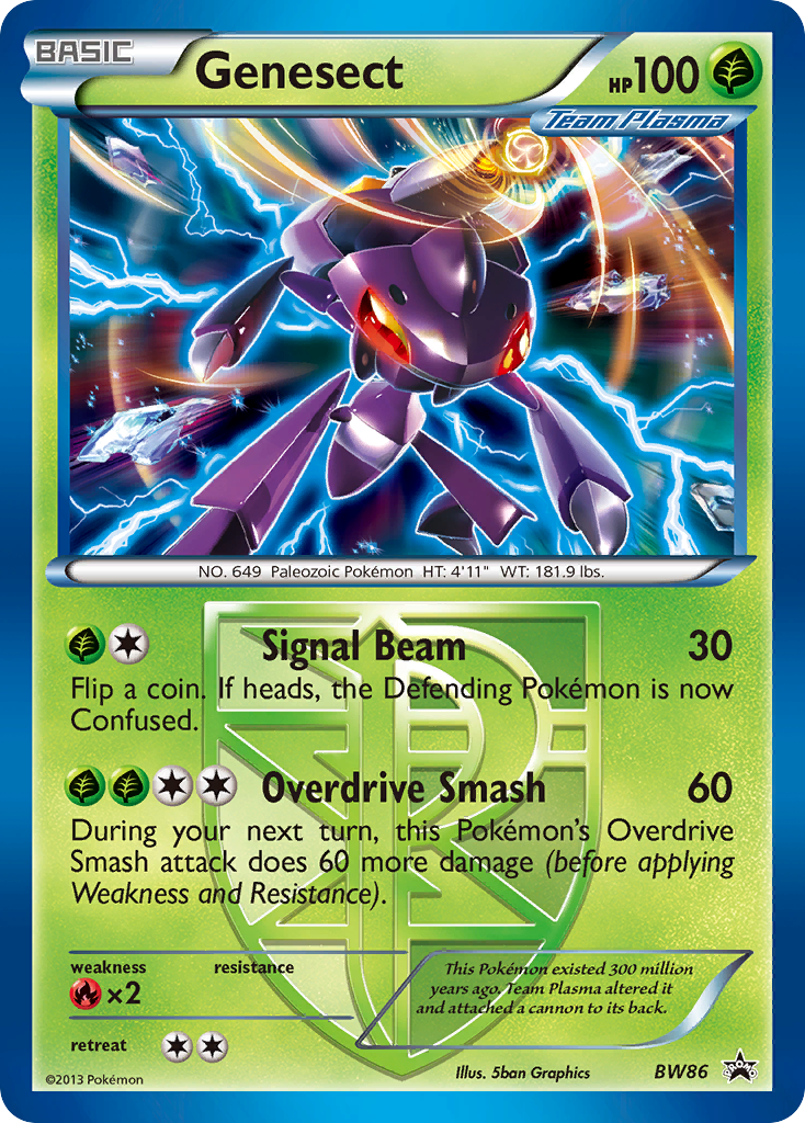 Genesect (BW86) (Team Plasma) [Black & White: Black Star Promos] | Enigma On Main