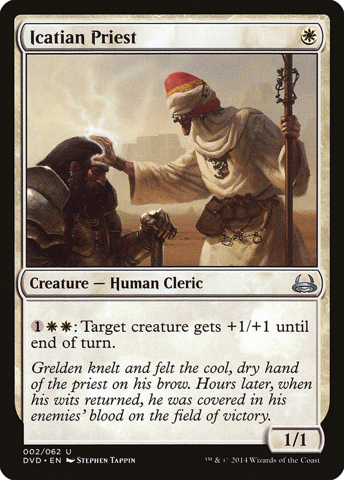 Icatian Priest (Divine vs. Demonic) [Duel Decks Anthology] | Enigma On Main