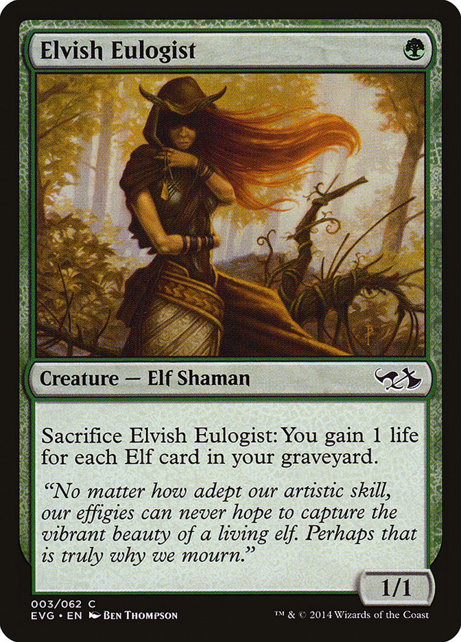 Elvish Eulogist (Elves vs. Goblins) [Duel Decks Anthology] | Enigma On Main