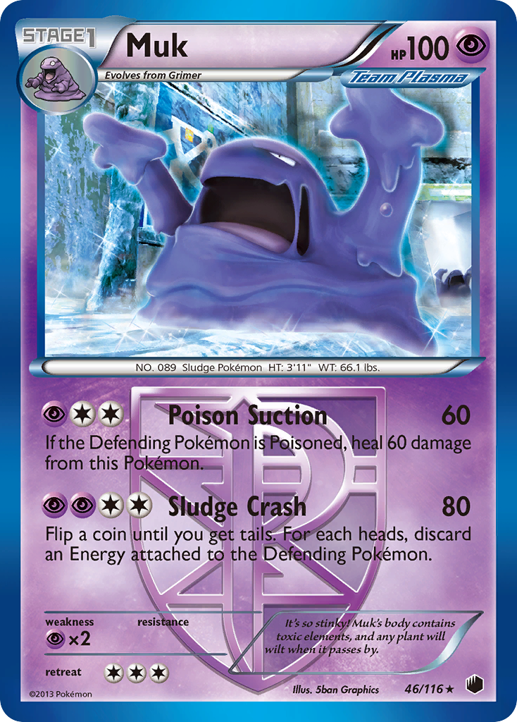 Muk (46/116) [Black & White: Plasma Freeze] | Enigma On Main