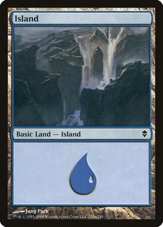 Island (235a) [Zendikar] | Enigma On Main