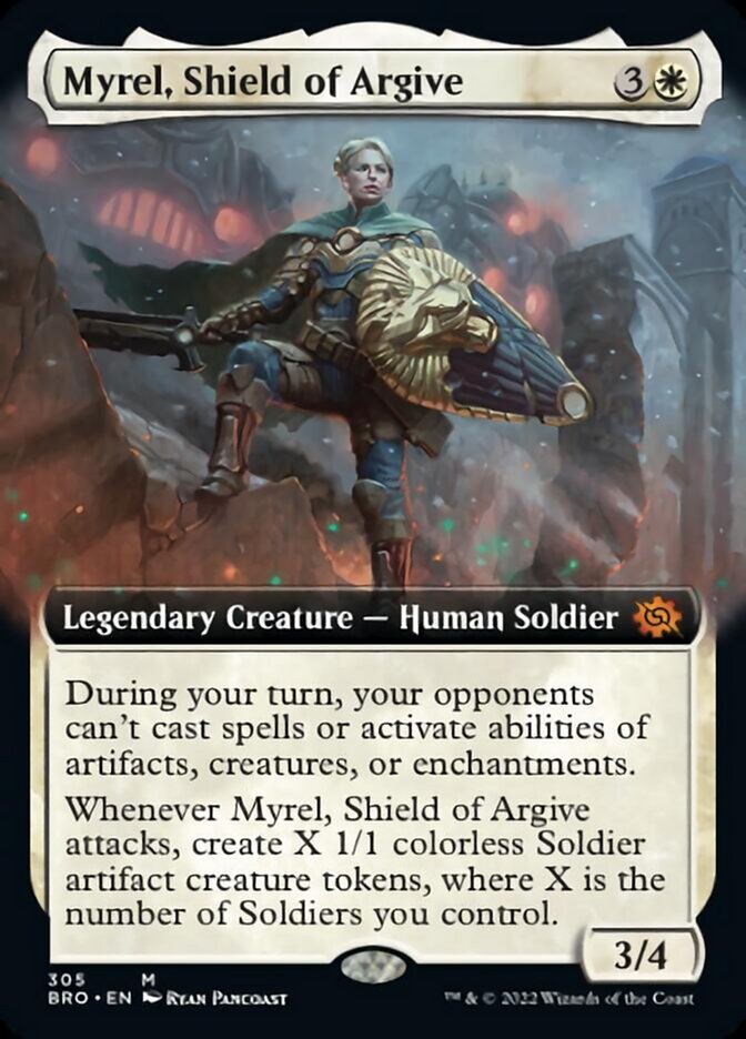 Myrel, Shield of Argive (Extended Art) [The Brothers' War] | Enigma On Main