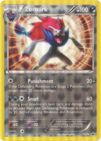 Zoroark (BW19) (Jumbo Card) [Black & White: Black Star Promos] | Enigma On Main