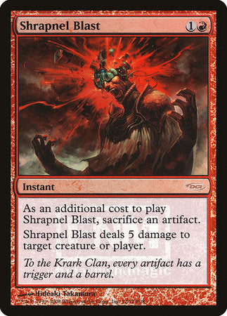 Shrapnel Blast [Friday Night Magic 2008] | Enigma On Main