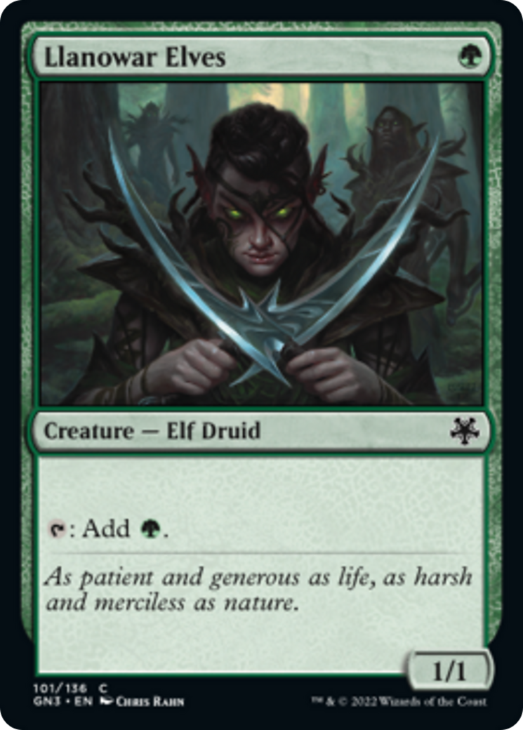 Llanowar Elves [Game Night: Free-for-All] | Enigma On Main