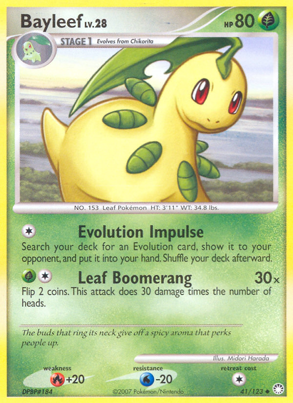 Bayleef (41/123) [Diamond & Pearl: Mysterious Treasures] | Enigma On Main