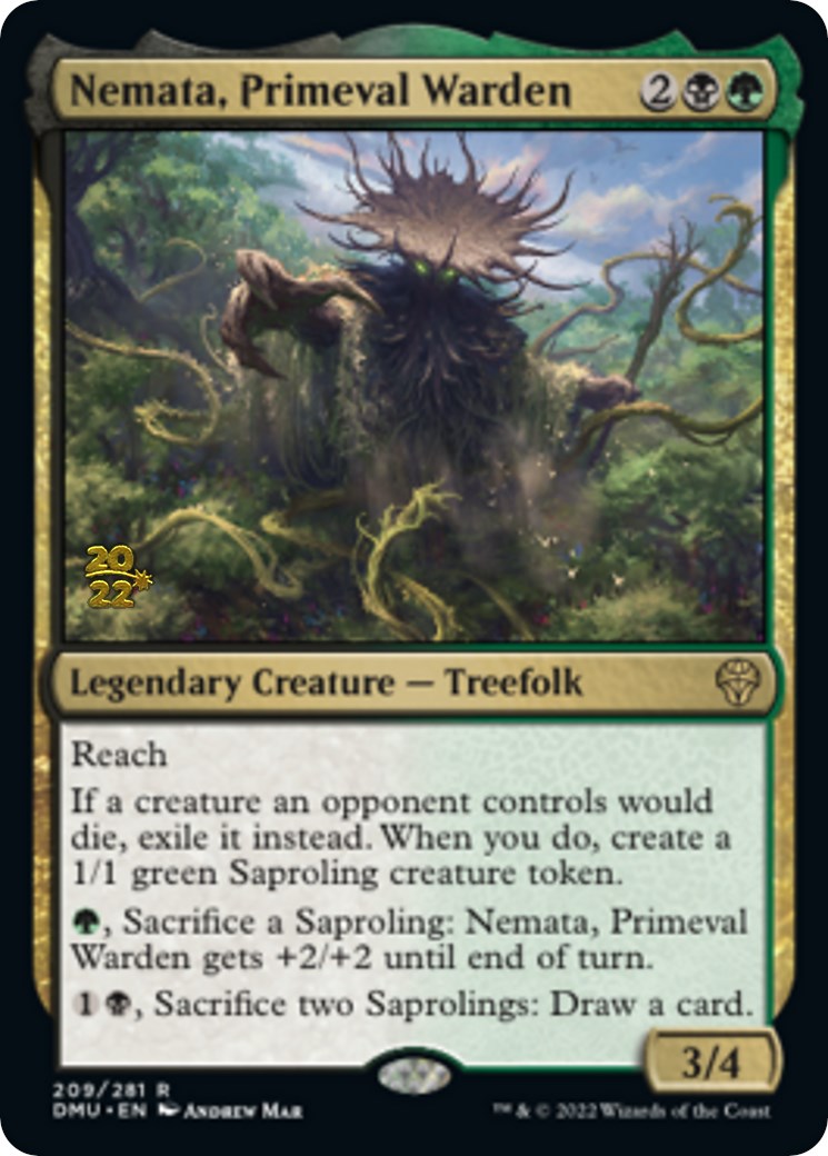 Nemata, Primeval Warden [Dominaria United Prerelease Promos] | Enigma On Main