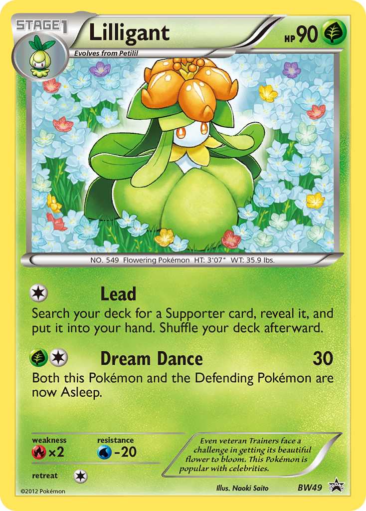 Lilligant (BW49) [Black & White: Black Star Promos] | Enigma On Main