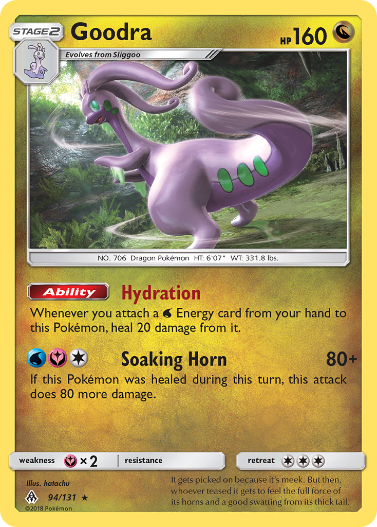 Goodra (94/131) [Sun & Moon: Forbidden Light] | Enigma On Main