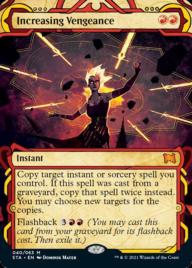 Increasing Vengeance (Etched Foil) [Strixhaven Mystical Archive] | Enigma On Main