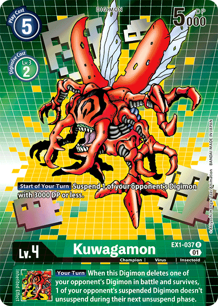 Kuwagamon [EX1-037] (Alternate Art) [Classic Collection] | Enigma On Main