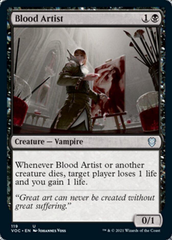 Blood Artist [Innistrad: Crimson Vow Commander] | Enigma On Main