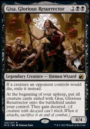 Gisa, Glorious Resurrector (Promo Pack) [Innistrad: Midnight Hunt Promos] | Enigma On Main