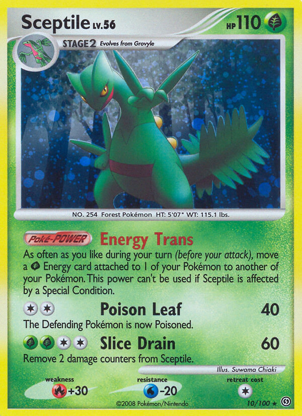 Sceptile (10/100) (Theme Deck Exclusive) [Diamond & Pearl: Stormfront] | Enigma On Main